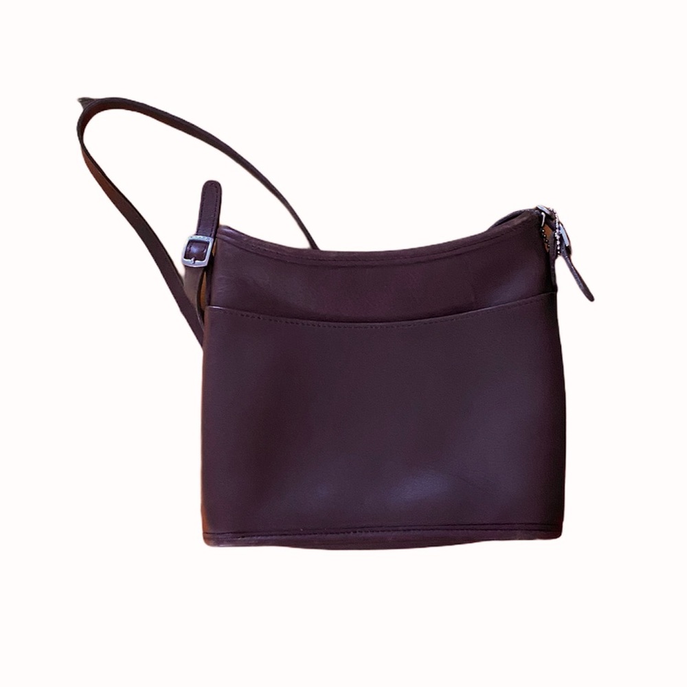Coach VINTAGE leather maroon crossbody